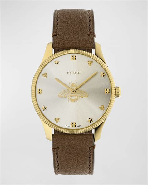 gucci bubble watch|Gucci 29mm bee watch.